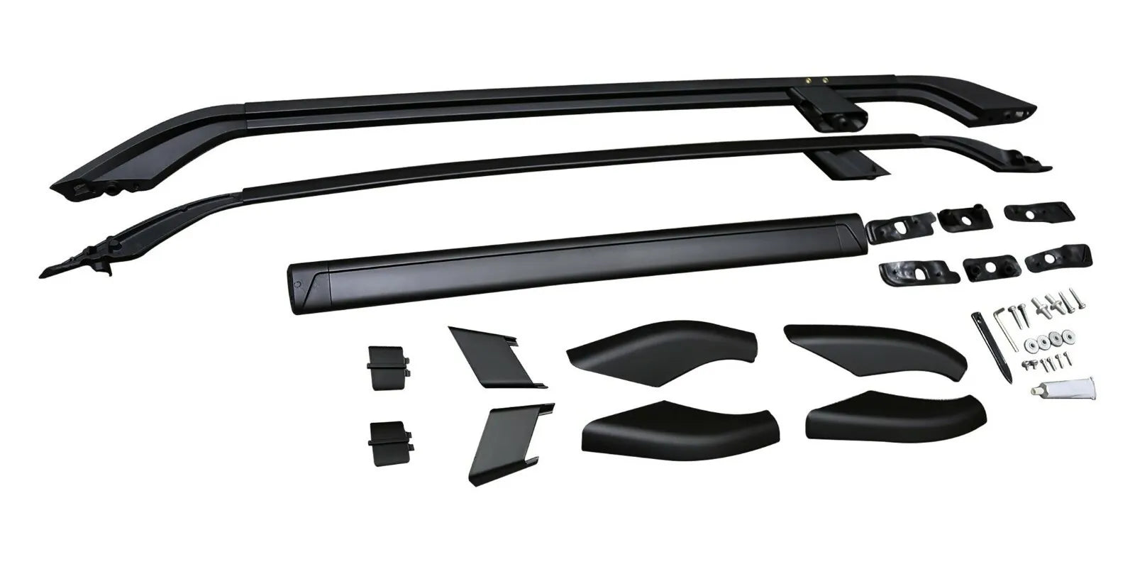 FOR LAND ROVER FREELANDER 2 L359 ROOF RAILS CROSS BAR RACK BLACK OEM STYLE 06-14